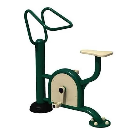 Outdoor stationary fitness bicycle